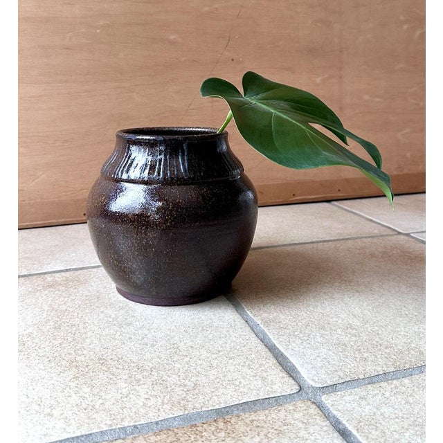 Sculptural Studio Ceramic Art Vase from Helma Klett, Germany, 1950s For Sale - Image 12 of 16