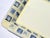 1980s Dansk Italy Ceramic Glazed Blue Checkered Rectangular Serving Platter For Sale - Image 10 of 16