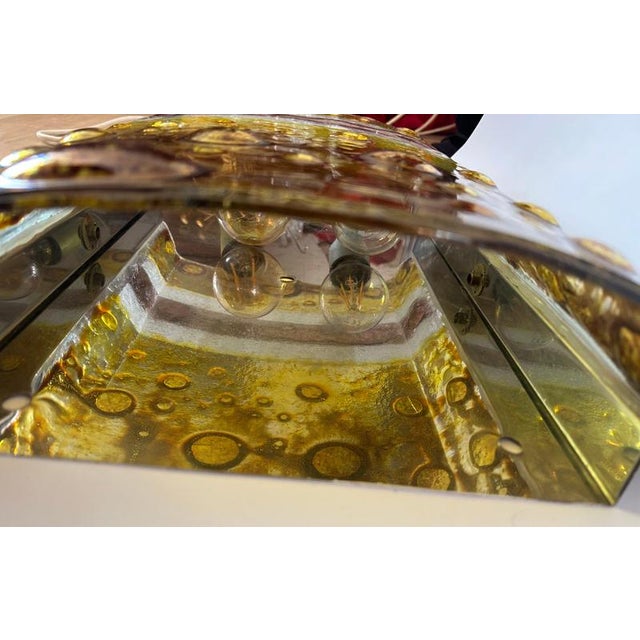 1980s Distant Galaxies Wall Light in Murano Glass from Mazzega, 1980s For Sale - Image 5 of 12