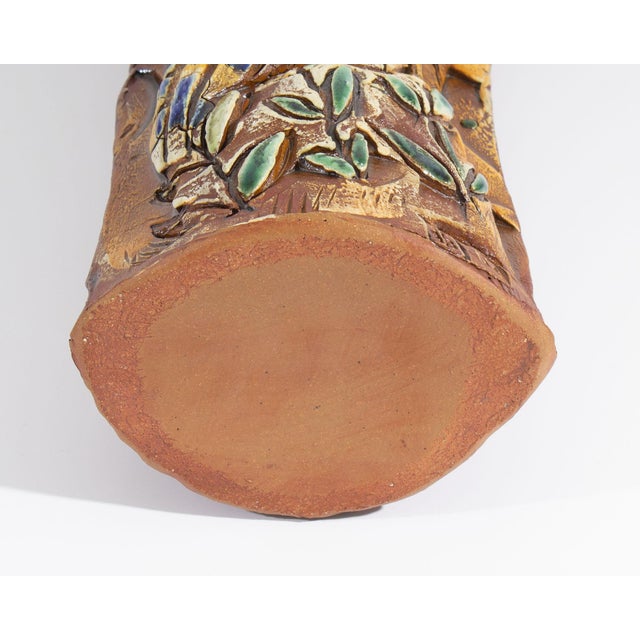 2012 Signed Studio Pottery Vase by Barry Unitas Barnes For Sale - Image 10 of 10
