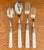 Traditional Eme Italian Faux Mother of Pearl Stainless Flatware For Sale - Image 3 of 11