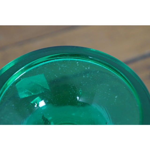 White Mid 20th Century Studio Nova Portugal Pineapple Flower Frosted Glass Votive Candle Holders - a Pair For Sale - Image 8 of 11