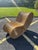 Vintage Sculptural Rattan Ribbon Lounge Chair - Organic Modern For Sale - Image 9 of 9