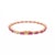 Metal 7.67 Carat Natural Ruby Contemporary Tennis Bracelet in 14k Yellow Gold With Diamonds For Sale - Image 7 of 14