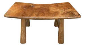 Andrianna Shamaris Mid-Century Couture Wabi Sabi Bench