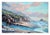 Vintage Coastal Seascape in Oil on Canvas Vintage seascape of the California coast by California artist Jac Falcraft...