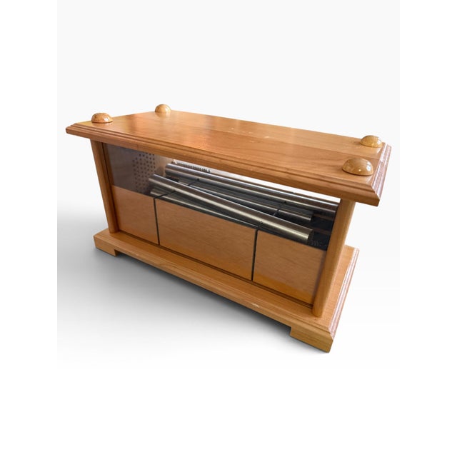 Mid-Century Modern Vintage “Falling Rain” Nature Chimes Rain Box, Handmade in Taiwan, Working For Sale - Image 3 of 10