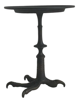 Cast Iron Crowfoot Candle Holder