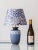 A one-of-a-kind table lamp crafted from a rare vintage Flora Gouda vase, produced in 1977 as part of the short-lived Lotus...
