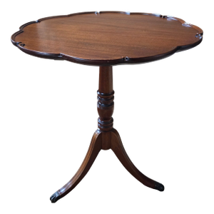 Pie Crust Tilt Top Table With Turned Tripod Base Brass Claw Feet