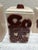 Vintage Handcrafted Pottery Groovy Ceramic Kitchen Canisters, Set of Four For Sale - Image 10 of 12
