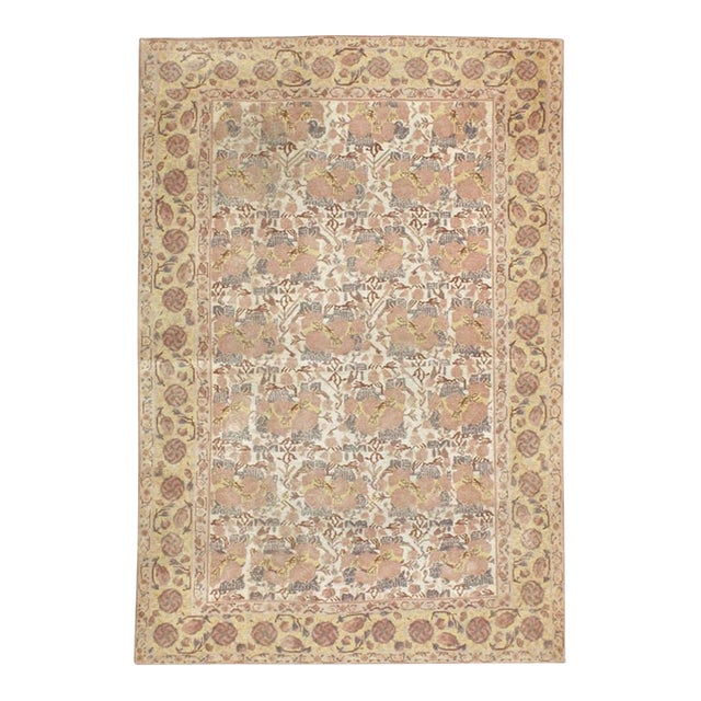 Galerie Shabab Collection Early 20th Century Indian Lahore Throw Rug For Sale