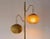 Mid-Century Modern Spun Gold Fiberglass Floor Lamp For Sale - Image 12 of 13
