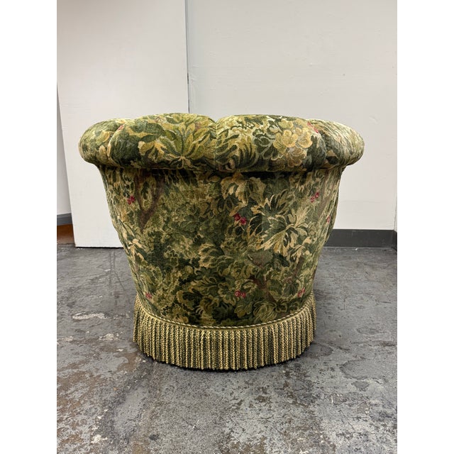 2010s Summer Hill LTD Floral Upholstered Armchair For Sale - Image 5 of 12
