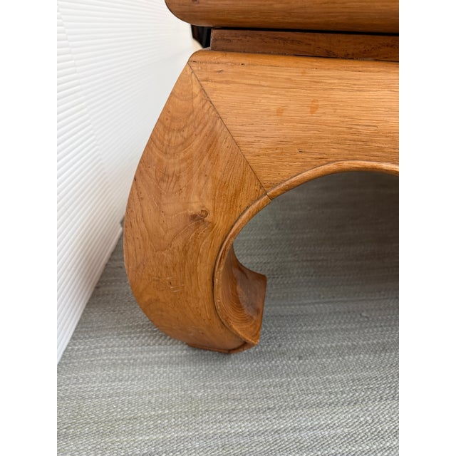 Vintage Ming-Style Elmwood Coffee Table For Sale - Image 11 of 12