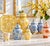 1970s Vintage 6-Inch Hand-Painted Blue Chrysanthemums Ginger Jar For Sale - Image 5 of 7