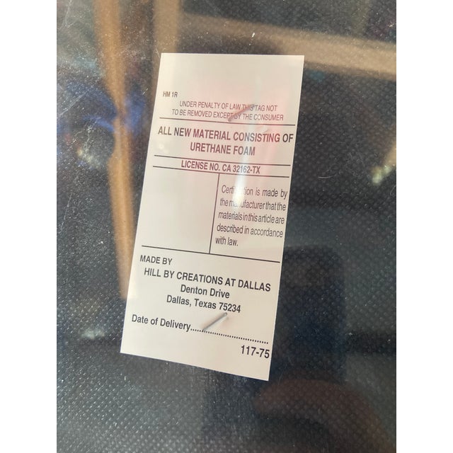 Mid-20th Century Lucite and Brass Vanity and Stool by Hill by Creations at Dallas For Sale - Image 10 of 11