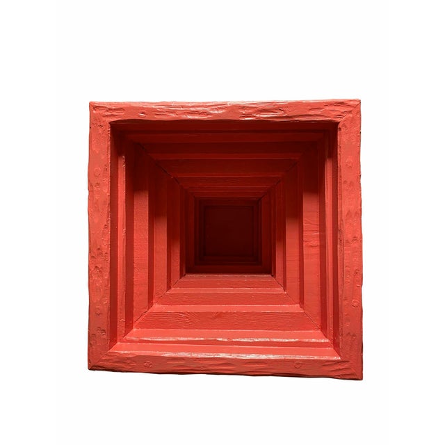 Contemporary Red Vase by Pietro Meccani for Meccani Design For Sale - Image 3 of 5