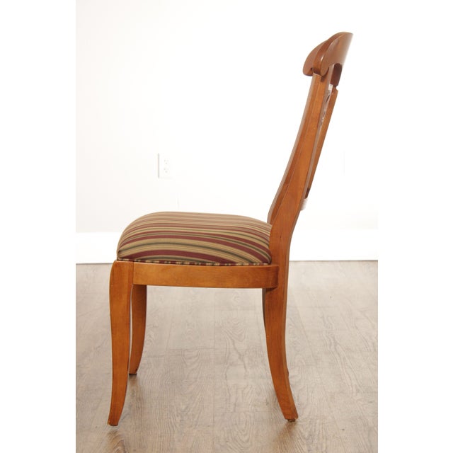 Ethan Allen 'Legacy' Pineapple Carved Side Chairs Set of 4 Chairish