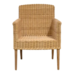 Single Walters Wicker Indoor Arm Chair