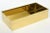 Vintage Rare Casa Bella Monumental Brass, Mirrored and Thick Lucite Two Part Box Italy For Sale - Image 10 of 12