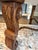Impressive set of six substantial, oversized dining chairs featuring beautifully detailed barley twist legs and lower...