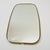 Mid-Century German Asymmetric Brass Wall Mirror, 1960s For Sale - Image 3 of 11