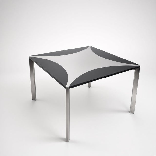 Mid-Century Modern Vintage Acerbis Steel Table, 1970s For Sale - Image 3 of 5