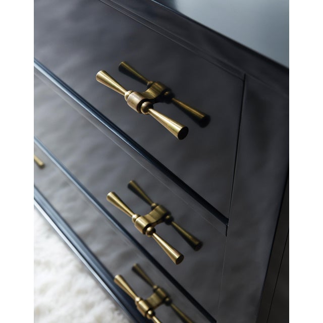 Traditional Modern History Klein Chest - Black For Sale - Image 3 of 4