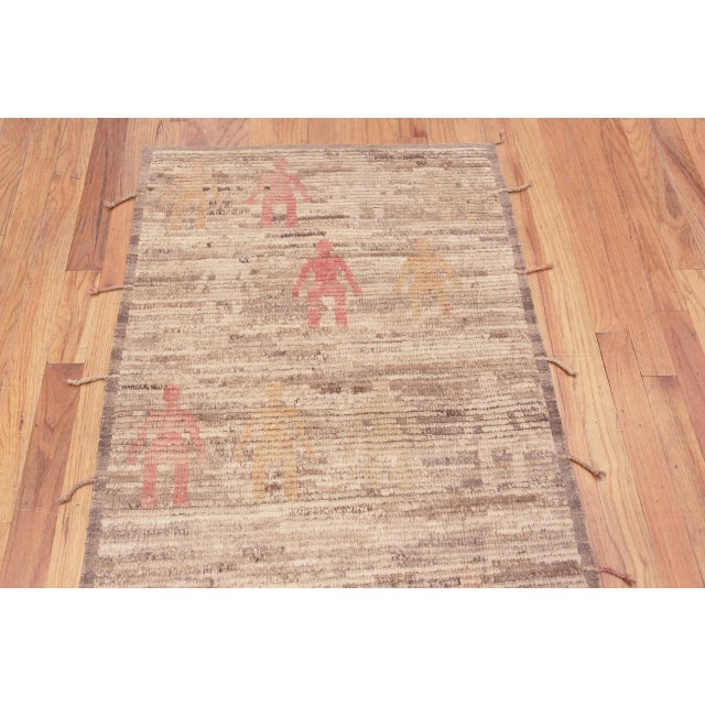 Nazmiyal Collection Tribal Ghotsy People Runner Rug For Sale In New York - Image 6 of 7