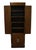 Henredon Henredon Furniture Solid Walnut Campaign Style 26" Cabinet Bookcase / Wall Unit For Sale - Image 4 of 12