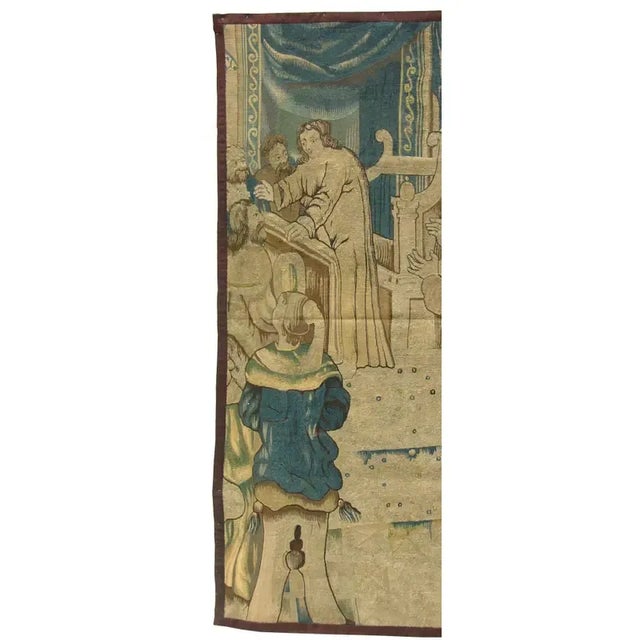 17th Century 17th Century Biblical Brussels Tapestry For Sale - Image 5 of 9