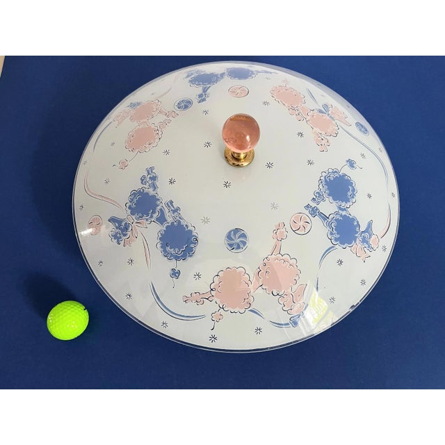 1950s Poodles Ceiling Light For Sale - Image 10 of 15