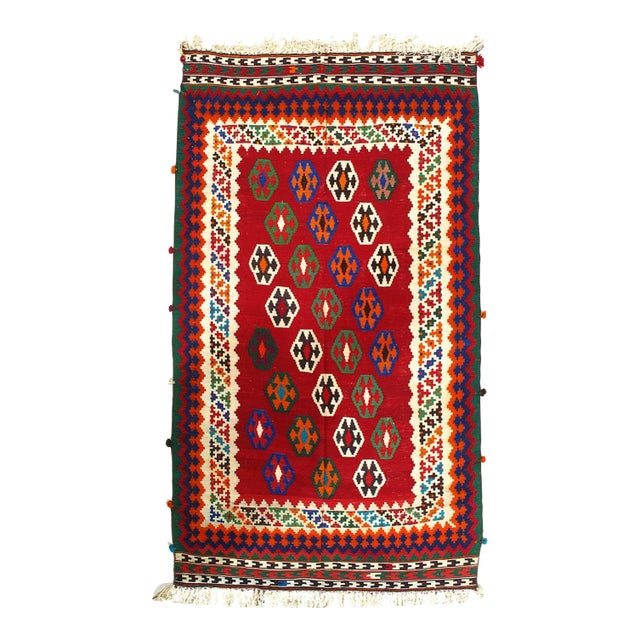 Pasargad DC Vintage Persian Reversible Kilim Rug For Sale