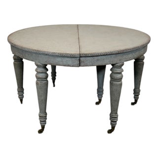 Antique Swedish Extendable Dining Table For Sale