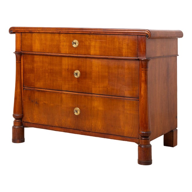 Biedermeier Chest of Drawers in Cherry Wood, 1800s For Sale