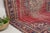 1970s Vintage Turkish Handmade Wool Cotton Red Area Rug For Sale - Image 10 of 12