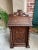 Wood Antique French Altar Lecturn Gothic Bible Box Podium Sacristy Cabinet Carved Oak For Sale - Image 7 of 18