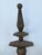 Stylish Revelation Lineage Totem Sculpture. Rustic geometric design over metal base. Showroom Floor Sample.