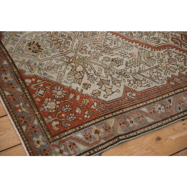 Antique Fine Distressed Malayer Rug - 3'11" x 6'2" For Sale - Image 9 of 11