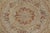 Textile Rug & Kilim’s Aubusson Style Rug in Light Gold and Cream With Floral Medallion For Sale - Image 7 of 9