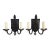 Antique Spanish Revival Wrought Iron Wall Sconces - a Pair For Sale