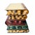 Vintage Italian Tole Metal Stacked Books end table featuring Trompe L'oeil design. Nice to use as an end table with storage.