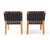 Jens Risom 1960s Webbed Jens Risom Style Side Chairs - a Pair For Sale - Image 4 of 9