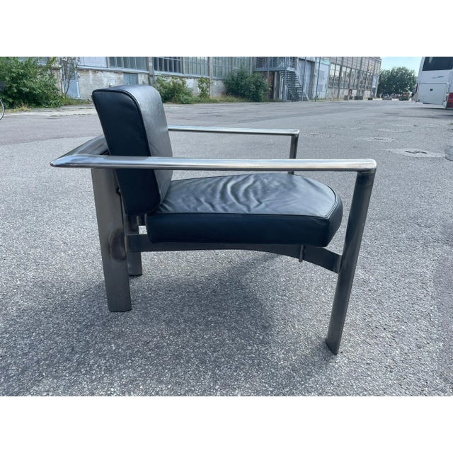 Metal Design Chair, 1990 For Sale - Image 7 of 9