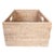 Artifacts Rattan Rectangular Shelf Basket with Side Handles in White Wash - 16" For Sale - Image 4 of 9