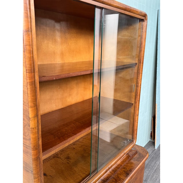 Art Deco Sideboard with Display Cabinet, 1940s For Sale - Image 12 of 18