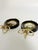 19th Century Wooden and Brass Coat Hooks, France, Set of 2 For Sale - Image 4 of 11