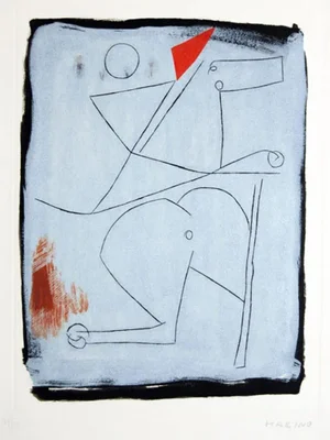 Acrobats - Original Etching boy Marino Marini - 1963 1963