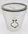 English Mid 20th Century English Crystal Diamond Cut Ice Bucket For Sale - Image 3 of 7